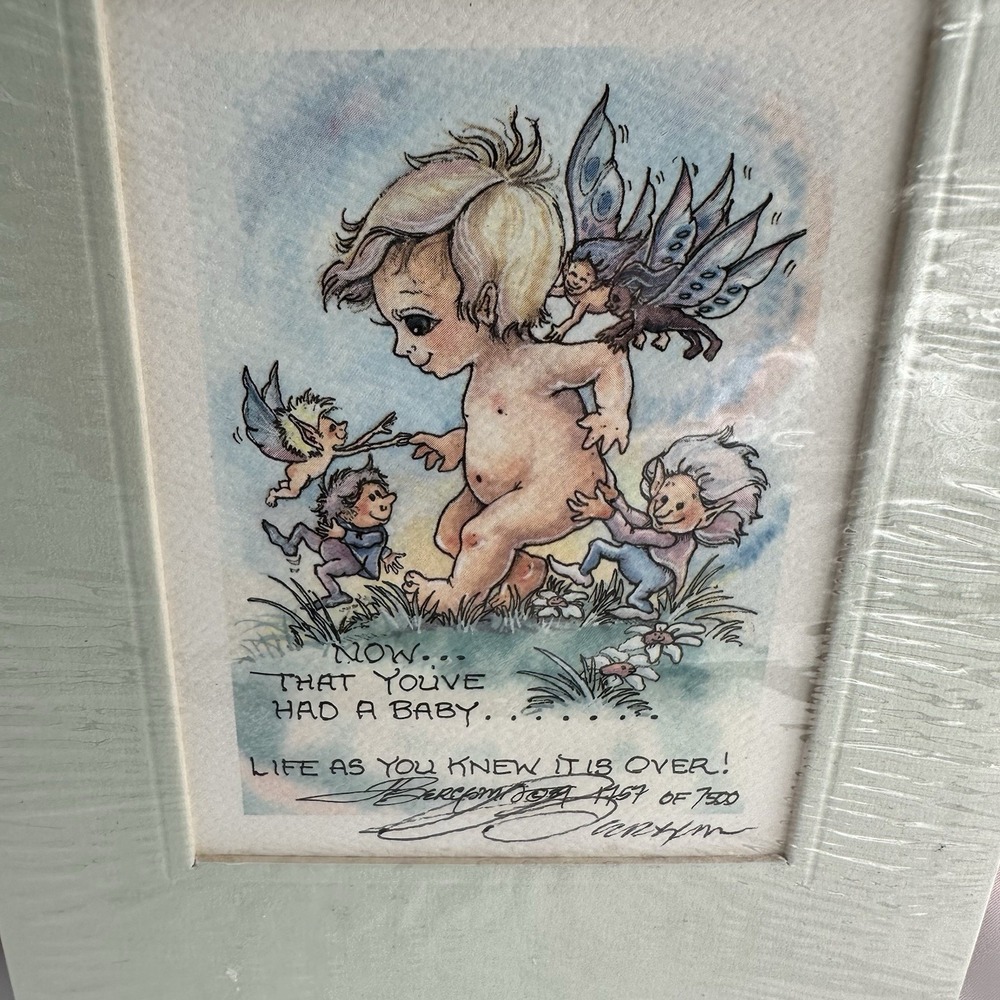 Signed & Numbered Artist Jody Bergsma 2009 #1757/7500 Original Art